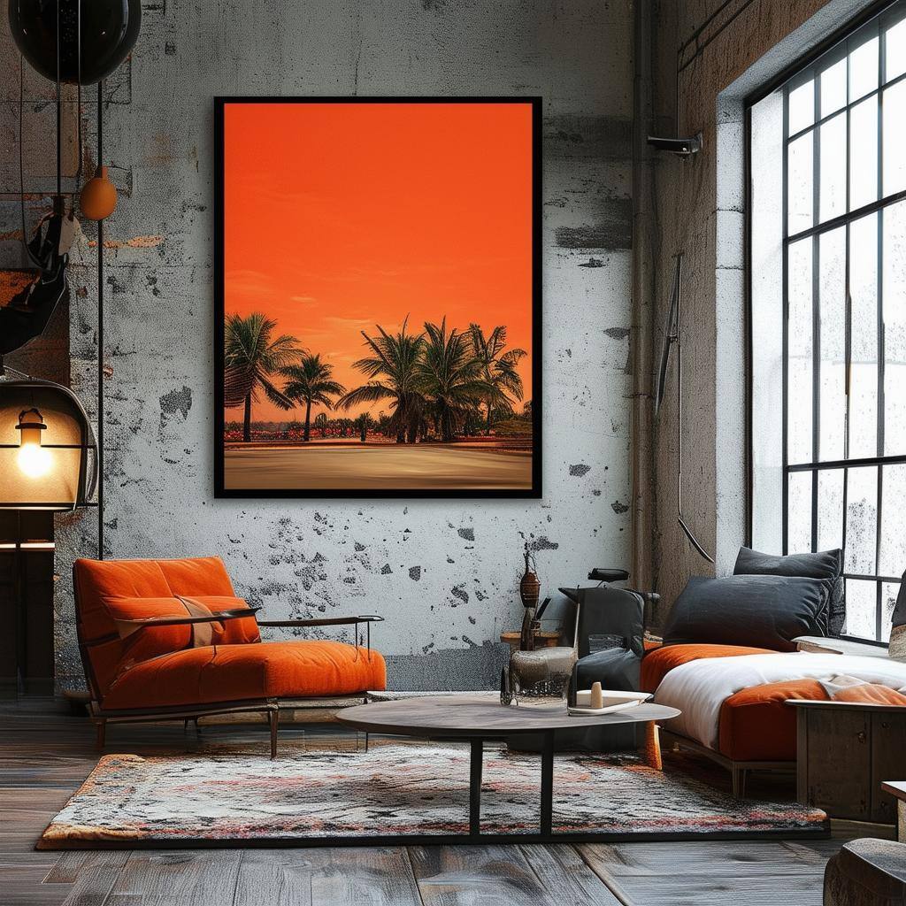 Cool poster on wall-1