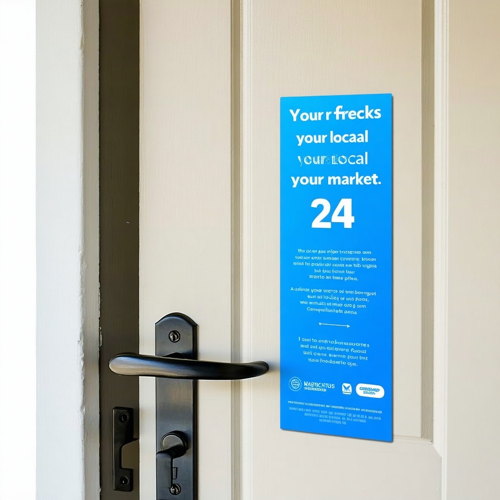 Door hanger campaigns can effectively reach your local market with targeted messaging and creative designs that capture attention-2