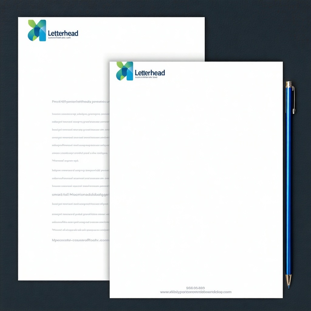 letterheads and envelopes, available in highquality papers that ensure your business stands out Professionalism in every letter-1