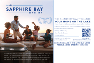 Sapphire Bay Marina Mailers